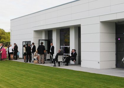 Vin d'honneur dans les jardins, Ouverture de Villa Blanche Dunkerque