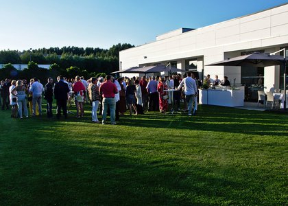 Anniversaire dans les jardins de la Villa Blanche