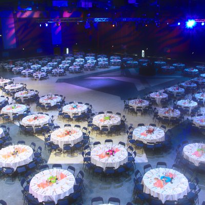 Mise en place 1200 convives - Assises de l'Energie 2019 - Dunkerque Kursaal Palais des congrès