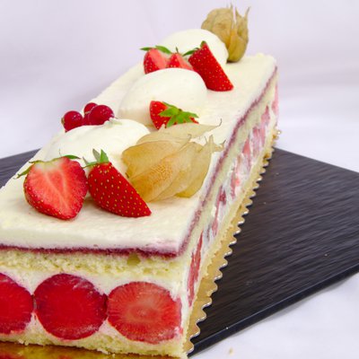 Fraisier pour service au buffet