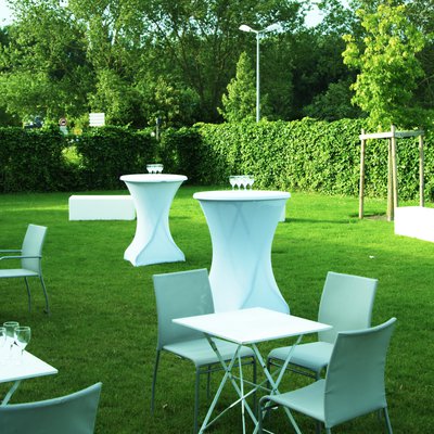 Apéritif dans le jardin Villa Blanche Dunkerque