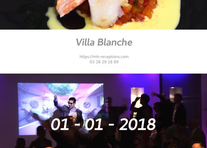 Nouvel an 2018 - Villa Blanche - Dunkerque