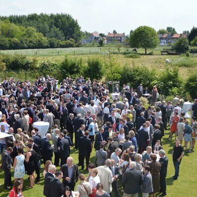 Vin d'honneur & cocktails en extérieur à Villa Blanche Dunkerque